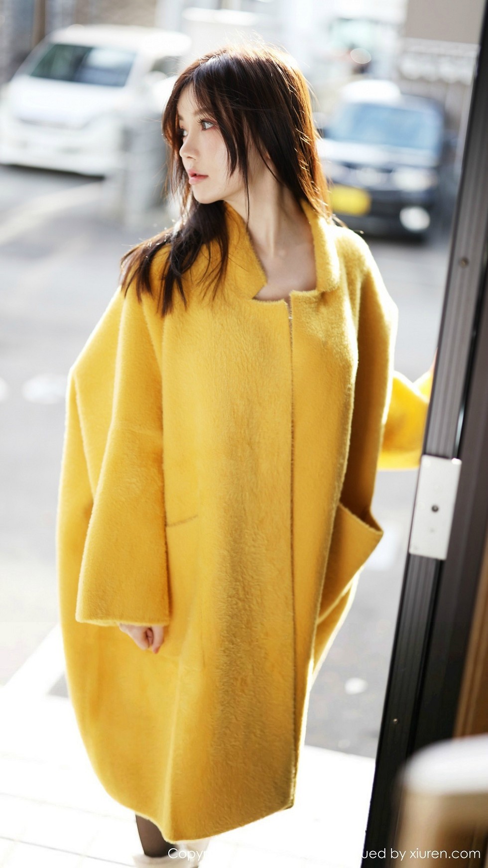 [MyGirl美媛馆]Vol.418_嫩模糯美子北海道旅拍私房黑色蕾丝内衣秀傲人豪乳诱惑写真80P