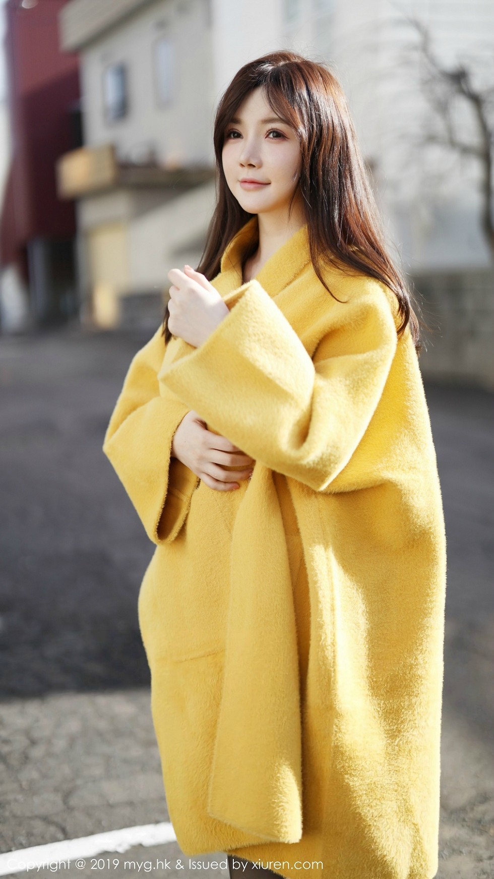 [MyGirl美媛馆]Vol.418_嫩模糯美子北海道旅拍私房黑色蕾丝内衣秀傲人豪乳诱惑写真80P