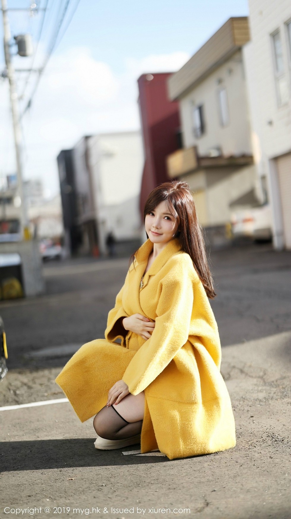 [MyGirl美媛馆]Vol.418_嫩模糯美子北海道旅拍私房黑色蕾丝内衣秀傲人豪乳诱惑写真80P