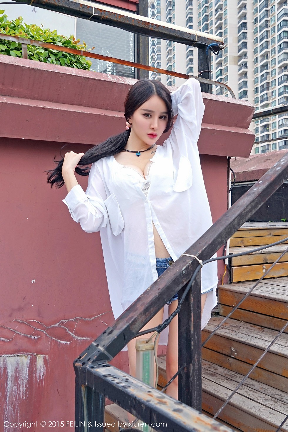 [FeiLin嗲囡囡]VOL.007_嫩模Cheryl青树豹纹比基尼完美身材性感迷人写真47P