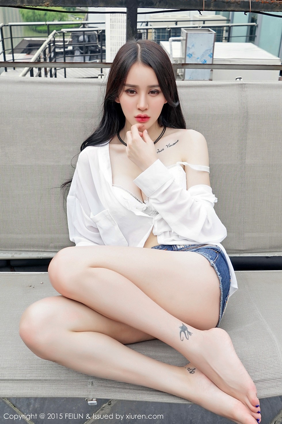 [FeiLin嗲囡囡]VOL.007_嫩模Cheryl青树豹纹比基尼完美身材性感迷人写真47P