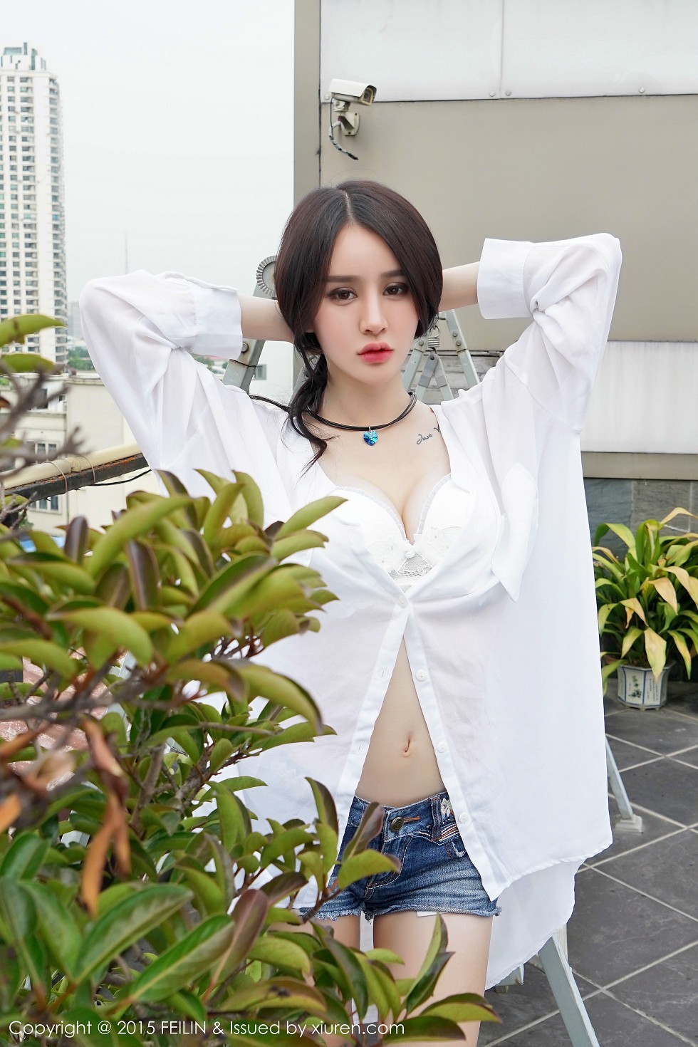 [FeiLin嗲囡囡]VOL.007_嫩模Cheryl青树豹纹比基尼完美身材性感迷人写真47P