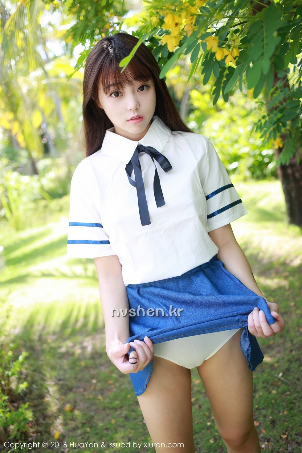 [HuaYan花の颜]Vol.008_嫩模佘贝拉bella三亚旅拍白色比基尼秀完美身材性感写真46P