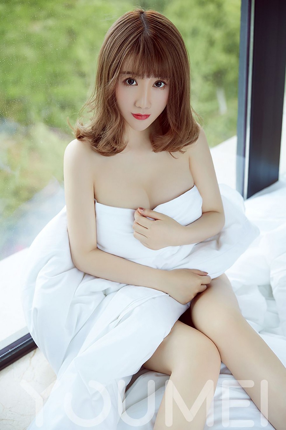[YouMei尤美]Vol.033_嫩模绯月樱-Cherry私房针织内衣配丁字裤秀完美身材诱惑写真30P