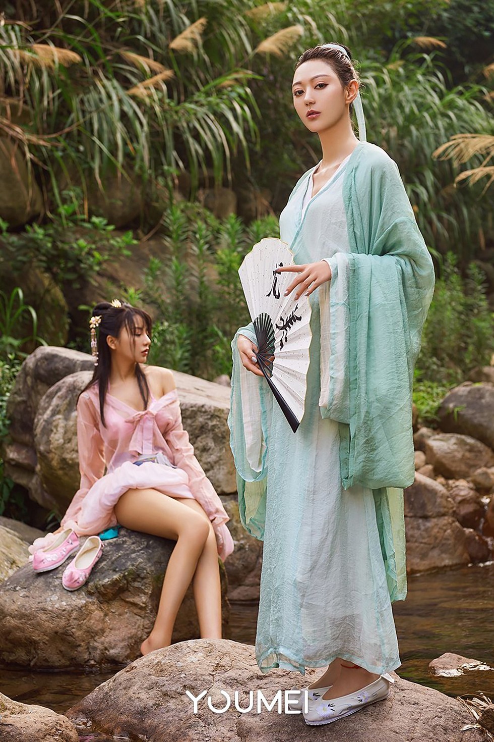 [YouMei尤美]Vol.048_尤美合辑牛郎织女山中奇遇主题古典装秀美腿诱惑写真19P
