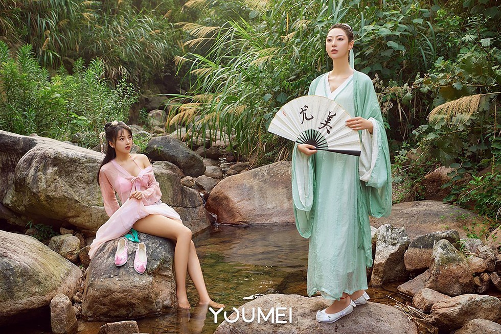 [YouMei尤美]Vol.048_尤美合辑牛郎织女山中奇遇主题古典装秀美腿诱惑写真19P