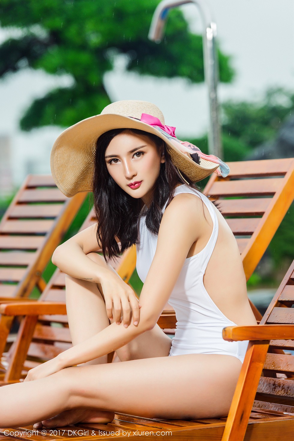[DKGirl御女郎]Vol.026_嫩模梅哥白色连体比基尼泳池湿身秀傲人美乳诱惑写真58P