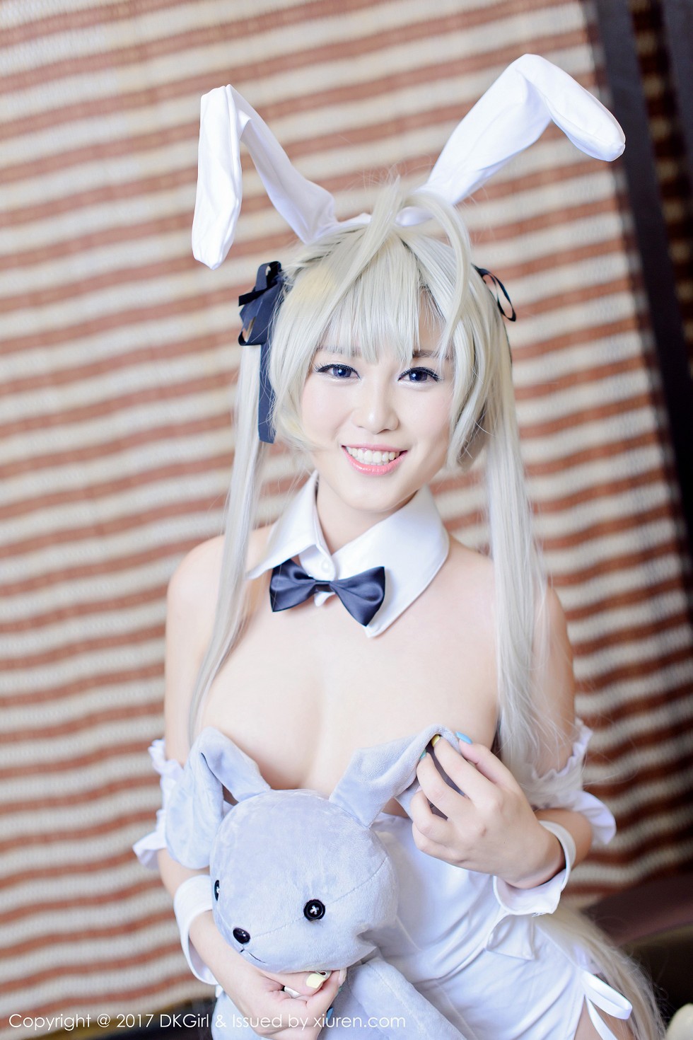 [DKGirl御女郎]Vol.036_纯美少女萌宝儿BoA性感兔女郎COS白嫩肌肤完美诱惑写真55P