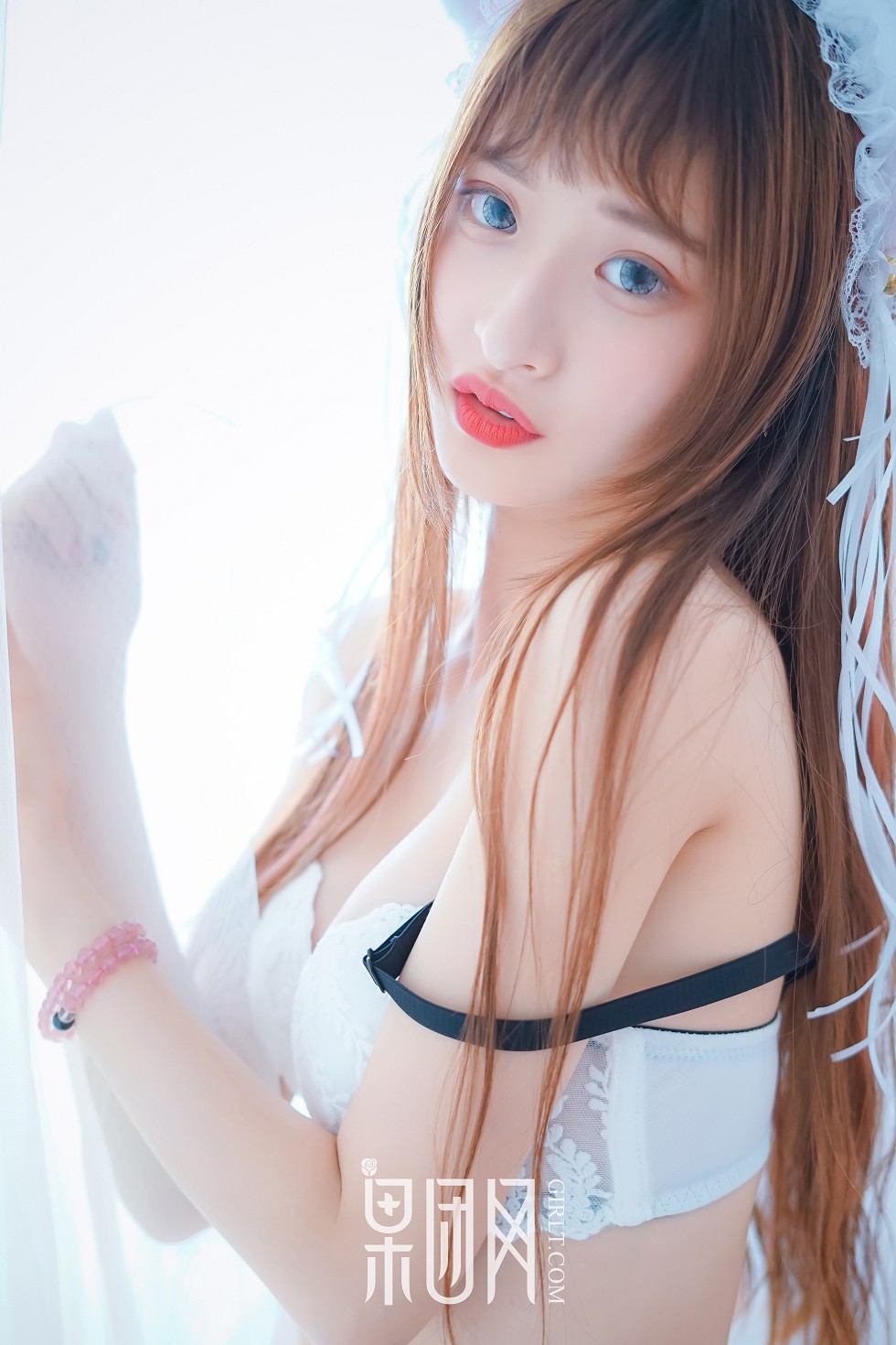 [GIRLT果团网]NO.022_嫩模little贝殼超萌兔女郎蕾丝内衣+卡通内裤完美诱惑写真44P