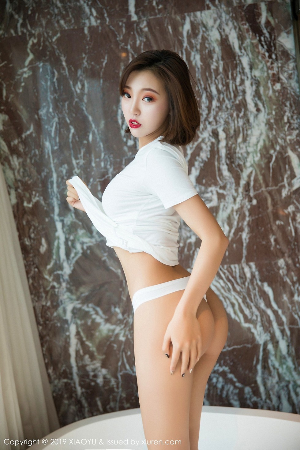 [XiaoYu画语界]Vol.039_嫩模冯木木LRIS私房浴缸里性感内裤秀白嫩翘臀诱惑写真60P