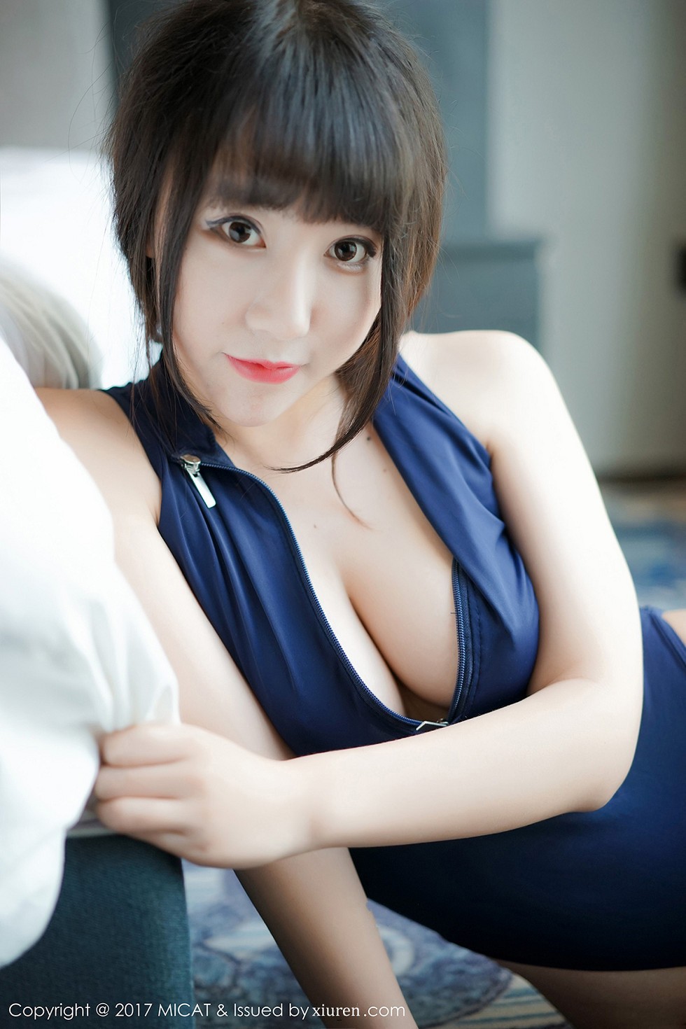 [MICAT猫萌榜]VOL.027_嫩模夏笑笑Summer粉色高叉连体内衣秀完美身材性感写真47P