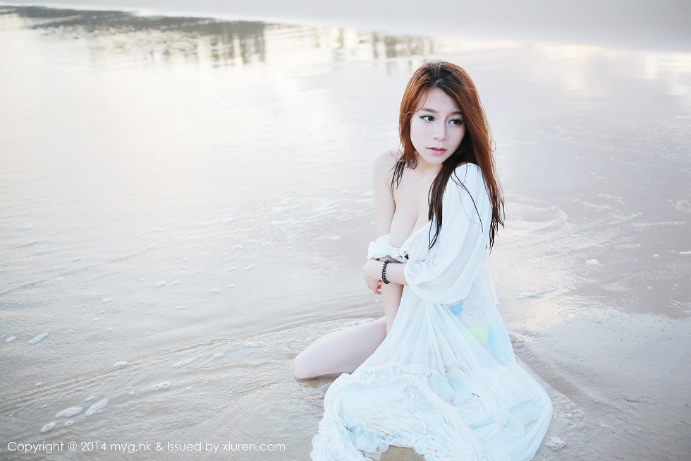 [MyGirl美媛馆]Vol.007_嫩模vetiver嘉宝贝儿海边性感内衣秀豪乳写真131P