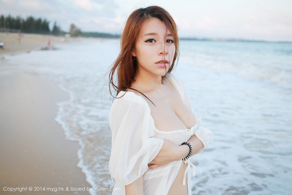 [MyGirl美媛馆]Vol.007_嫩模vetiver嘉宝贝儿海边性感内衣秀豪乳写真131P