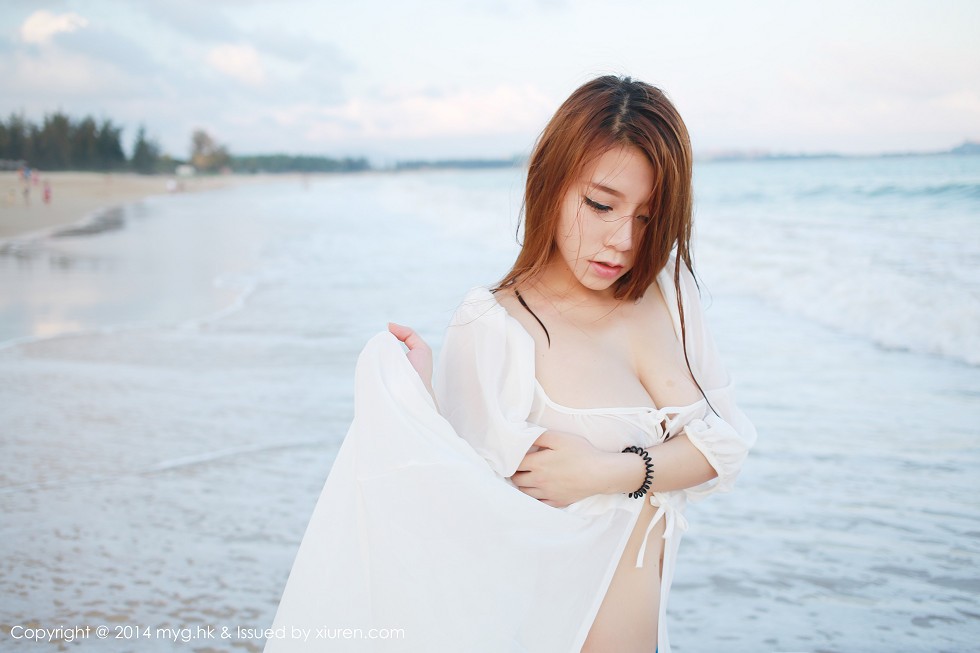 [MyGirl美媛馆]Vol.007_嫩模vetiver嘉宝贝儿海边性感内衣秀豪乳写真131P