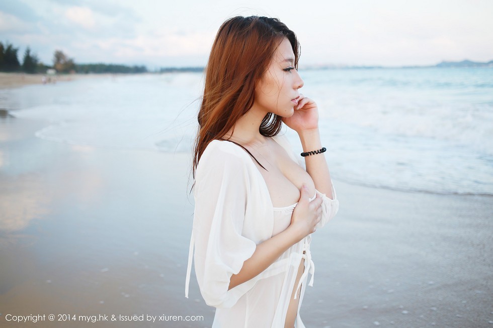 [MyGirl美媛馆]Vol.007_嫩模vetiver嘉宝贝儿海边性感内衣秀豪乳写真131P