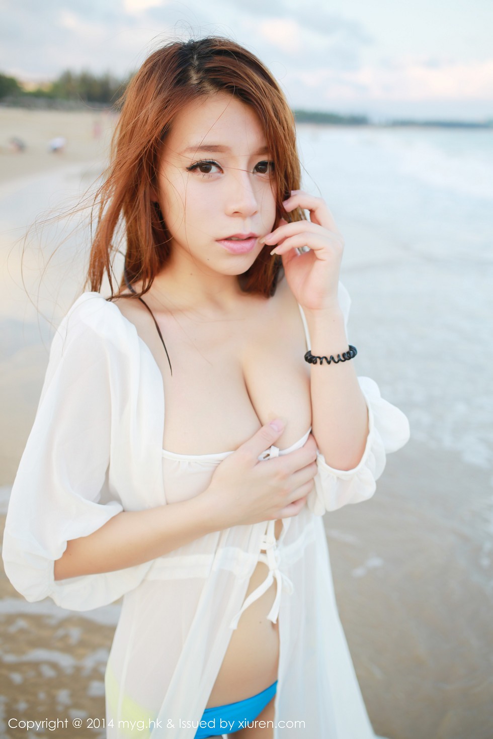 [MyGirl美媛馆]Vol.007_嫩模vetiver嘉宝贝儿海边性感内衣秀豪乳写真131P