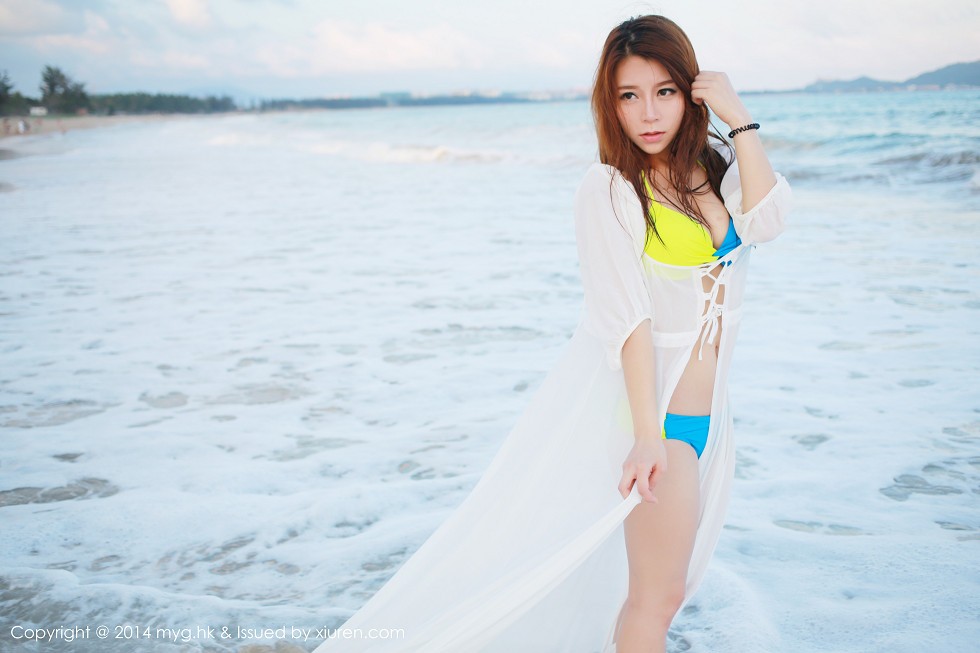 [MyGirl美媛馆]Vol.007_嫩模vetiver嘉宝贝儿海边性感内衣秀豪乳写真131P
