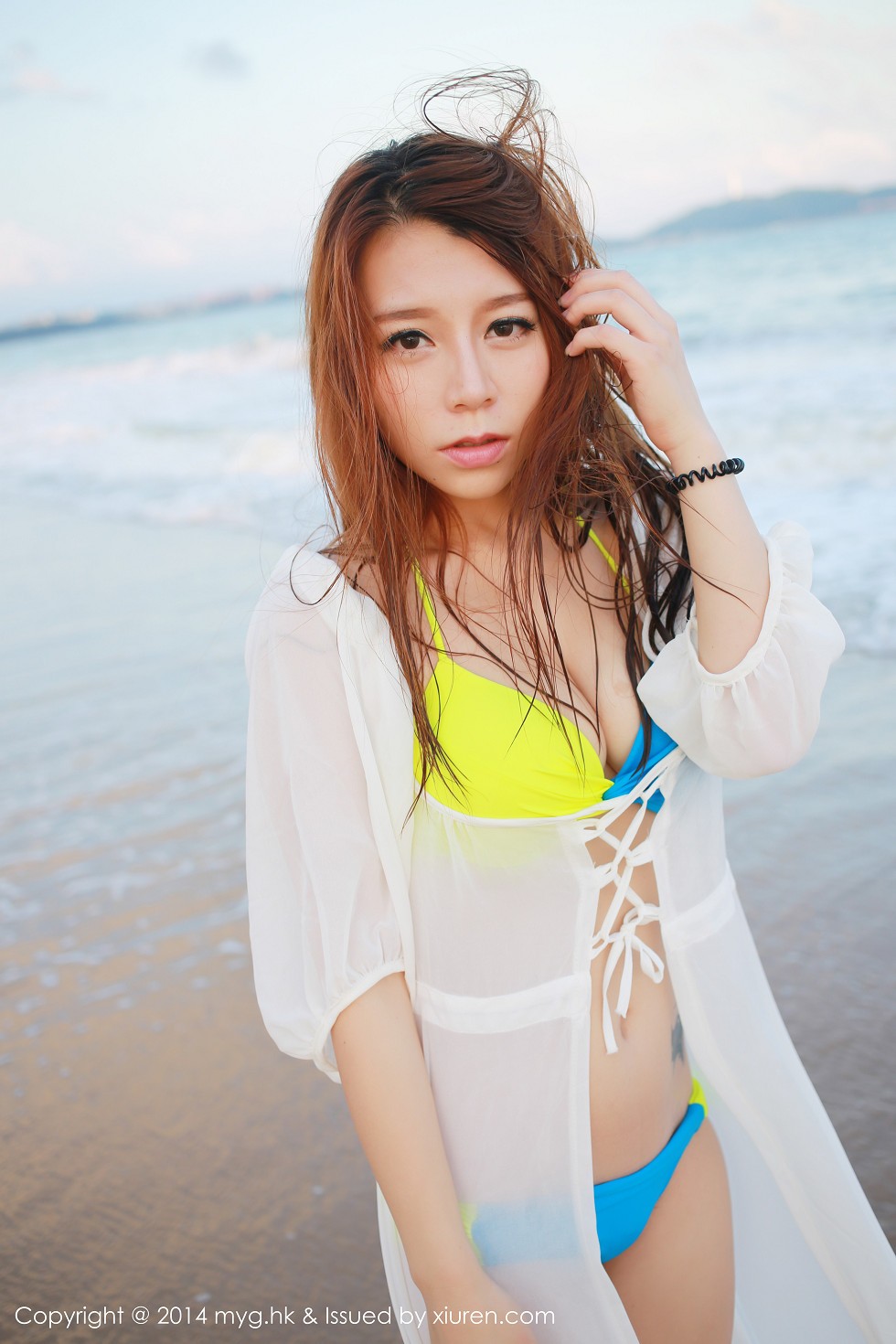 [MyGirl美媛馆]Vol.007_嫩模vetiver嘉宝贝儿海边性感内衣秀豪乳写真131P
