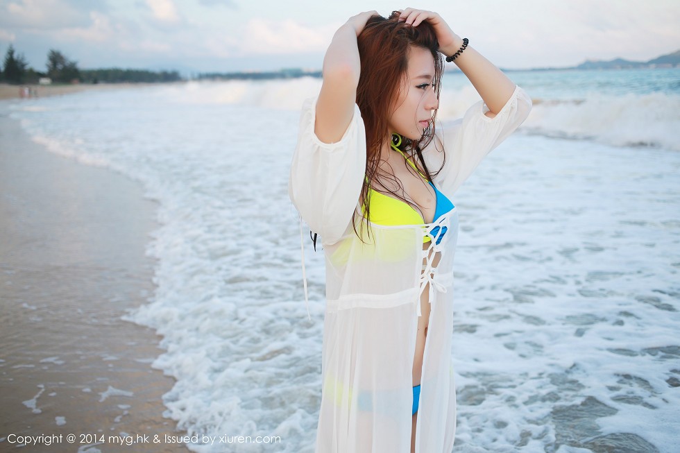[MyGirl美媛馆]Vol.007_嫩模vetiver嘉宝贝儿海边性感内衣秀豪乳写真131P