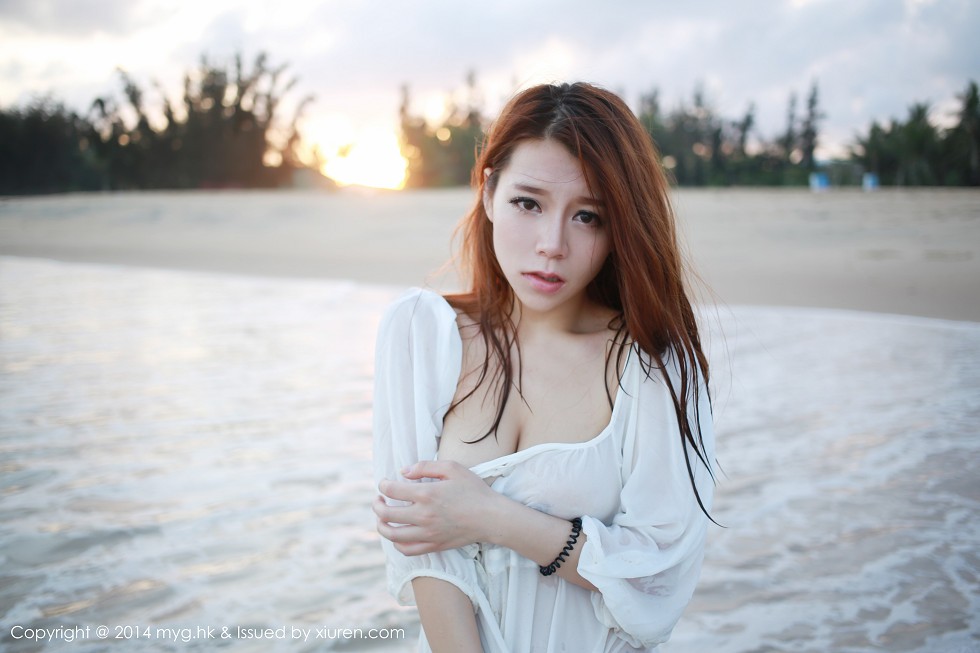 [MyGirl美媛馆]Vol.007_嫩模vetiver嘉宝贝儿海边性感内衣秀豪乳写真131P