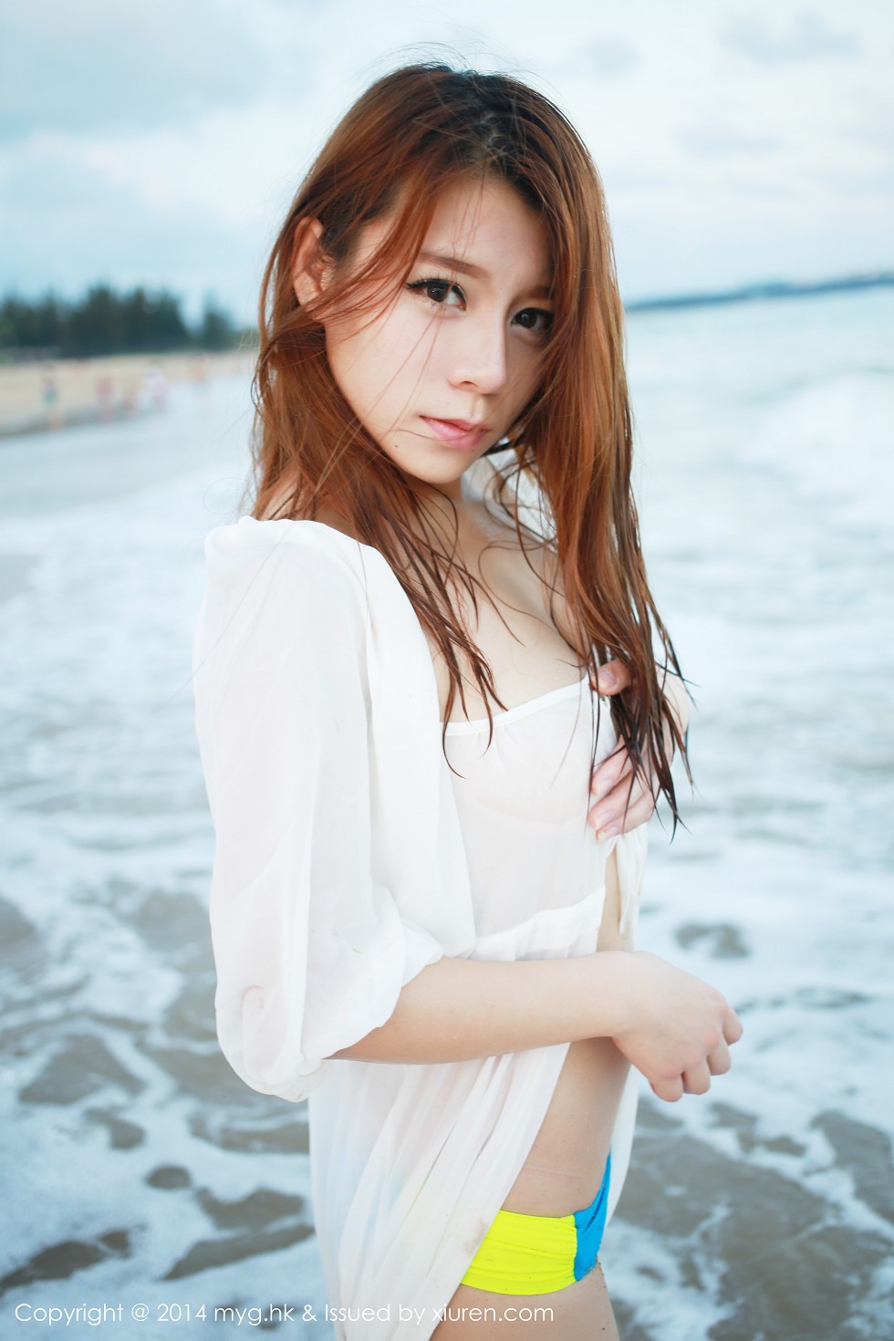 [MyGirl美媛馆]Vol.007_嫩模vetiver嘉宝贝儿海边性感内衣秀豪乳写真131P