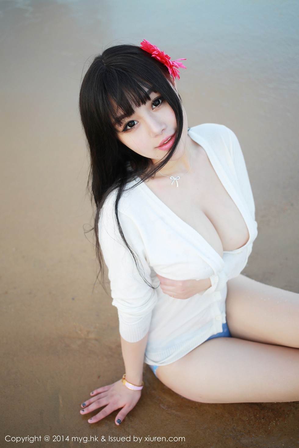 [MyGirl美媛馆]Vol.013_童颜巨乳嫩模Barbie可儿海量豪乳翘臀性感内衣写真158P