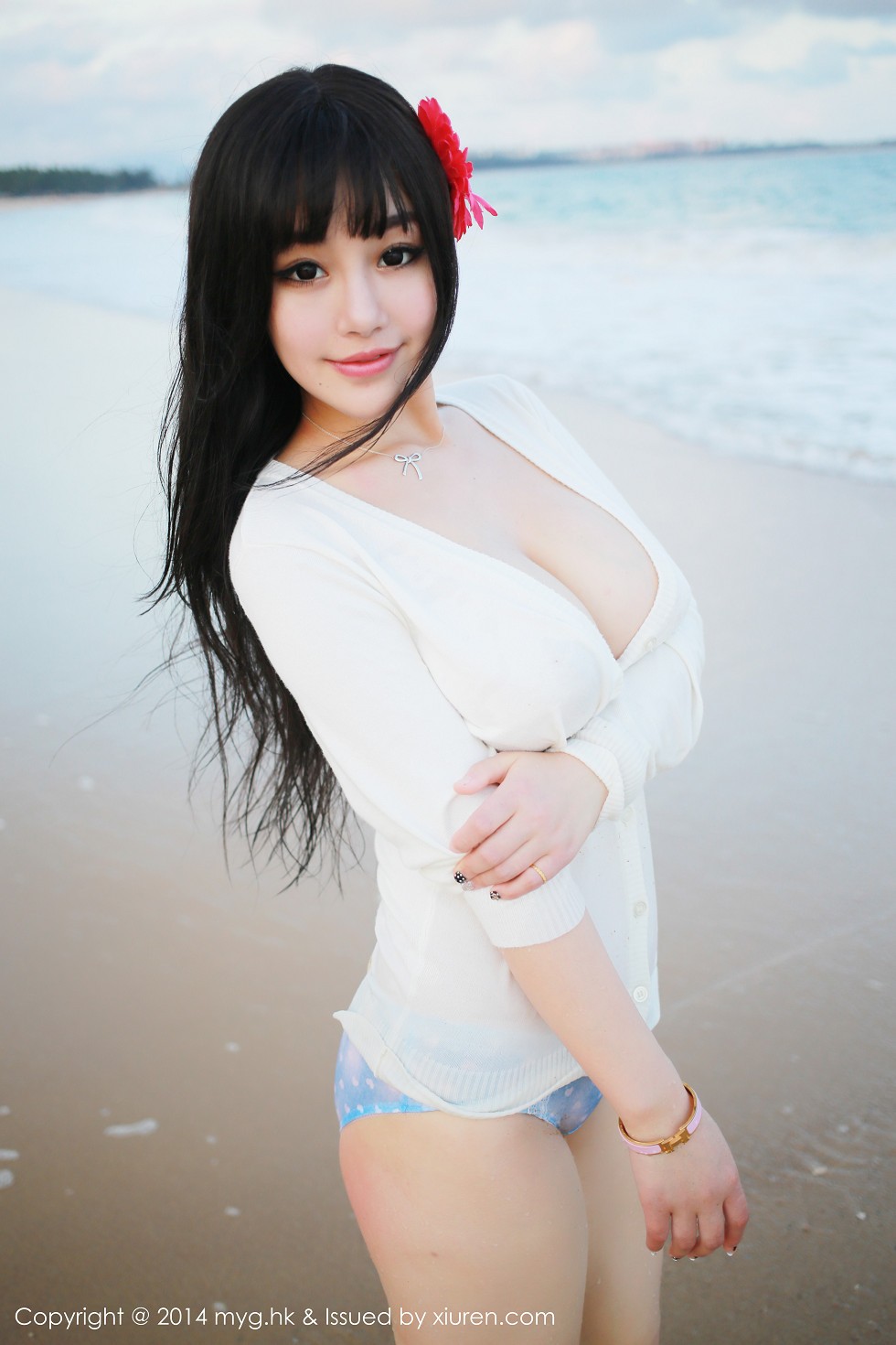 [MyGirl美媛馆]Vol.013_童颜巨乳嫩模Barbie可儿海量豪乳翘臀性感内衣写真158P