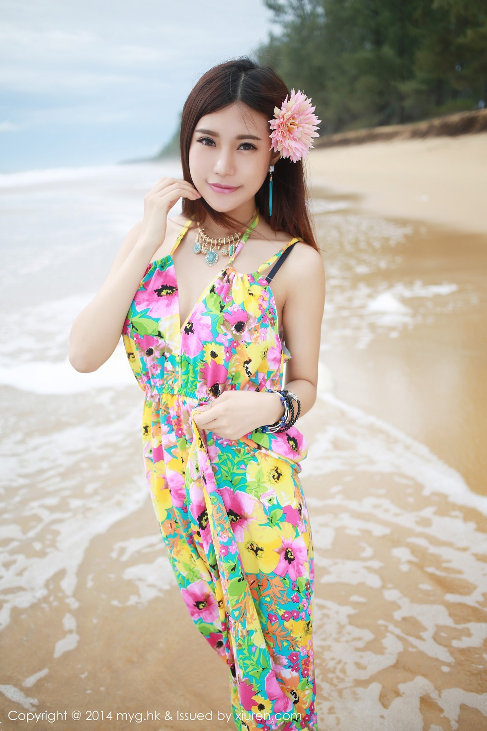 [MyGirl美媛馆]Vol.015_嫩模绮里嘉ula泰国旅拍胸前纹身傲人双乳性感写真130P