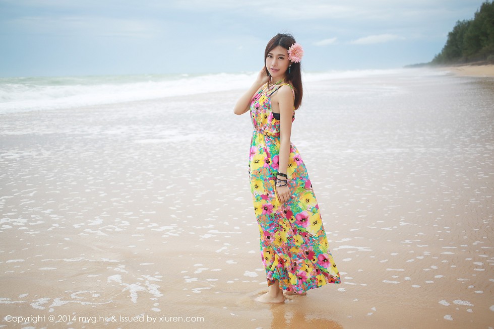 [MyGirl美媛馆]Vol.015_嫩模绮里嘉ula泰国旅拍胸前纹身傲人双乳性感写真130P
