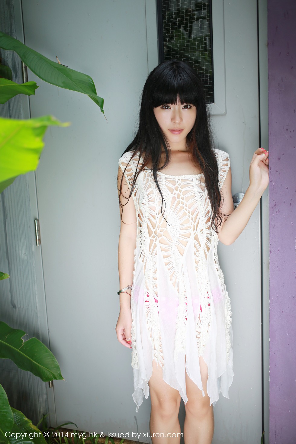 [MyGirl美媛馆]Vol.019_嫩模刘雪妮Verna泰国旅拍半裸下身诱惑美臀写真62P