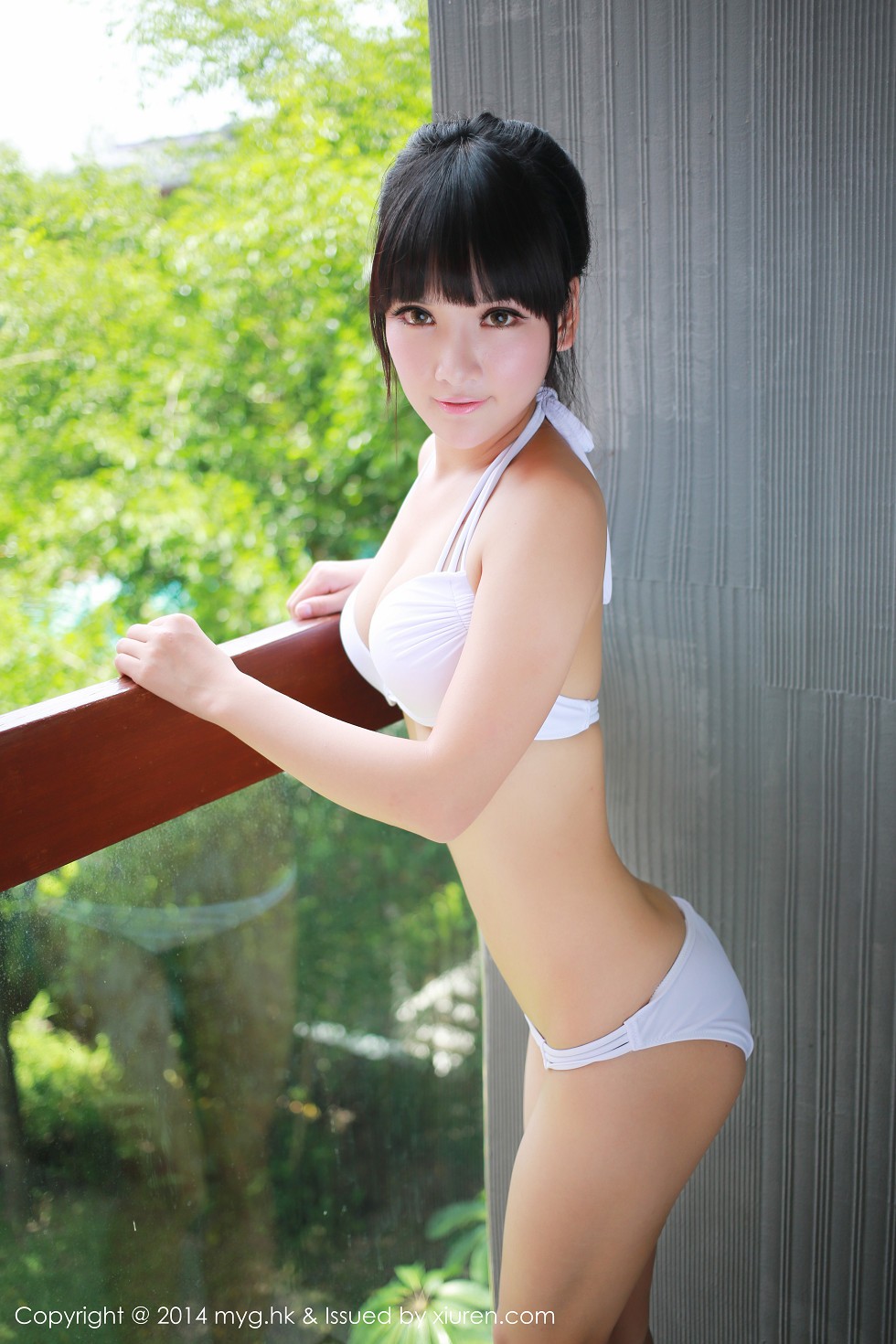 [MyGirl美媛馆]Vol.021_嫩模妮儿Bluelabel泰国旅拍性感内衣诱惑翘臀写真64P