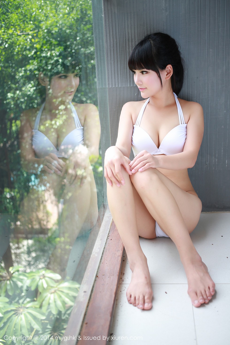 [MyGirl美媛馆]Vol.021_嫩模妮儿Bluelabel泰国旅拍性感内衣诱惑翘臀写真64P