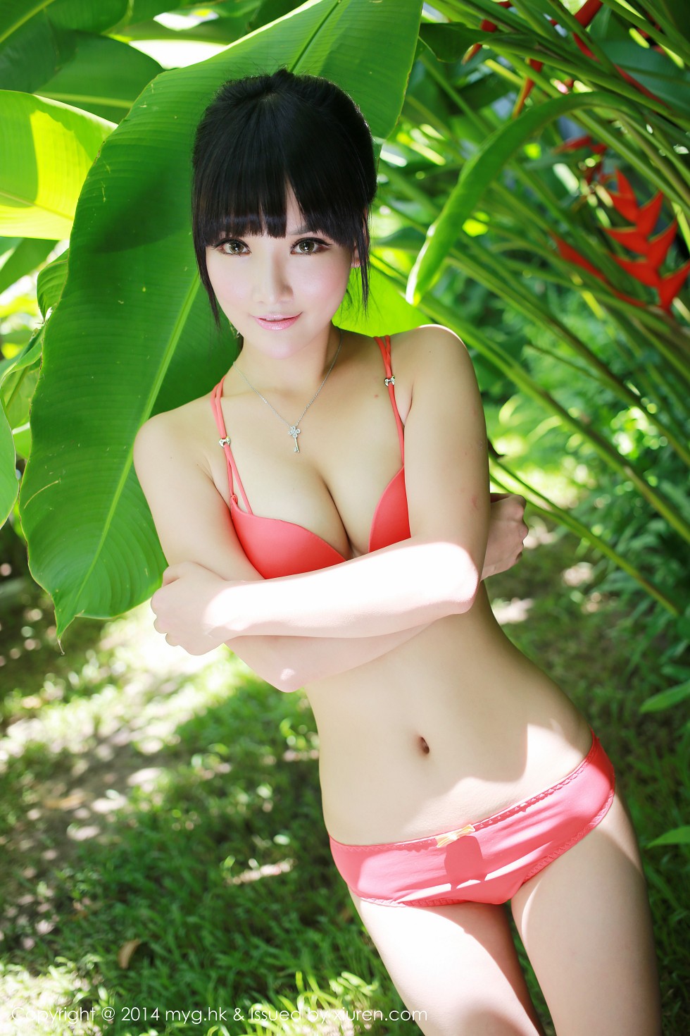 [MyGirl美媛馆]Vol.021_嫩模妮儿Bluelabel泰国旅拍性感内衣诱惑翘臀写真64P