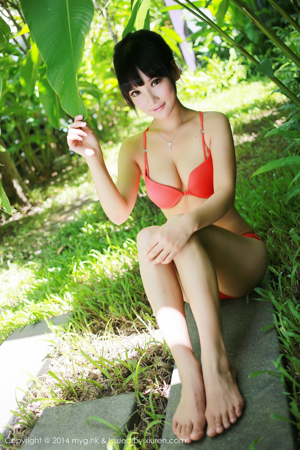 [MyGirl美媛馆]Vol.021_嫩模妮儿Bluelabel泰国旅拍性感内衣诱惑翘臀写真64P