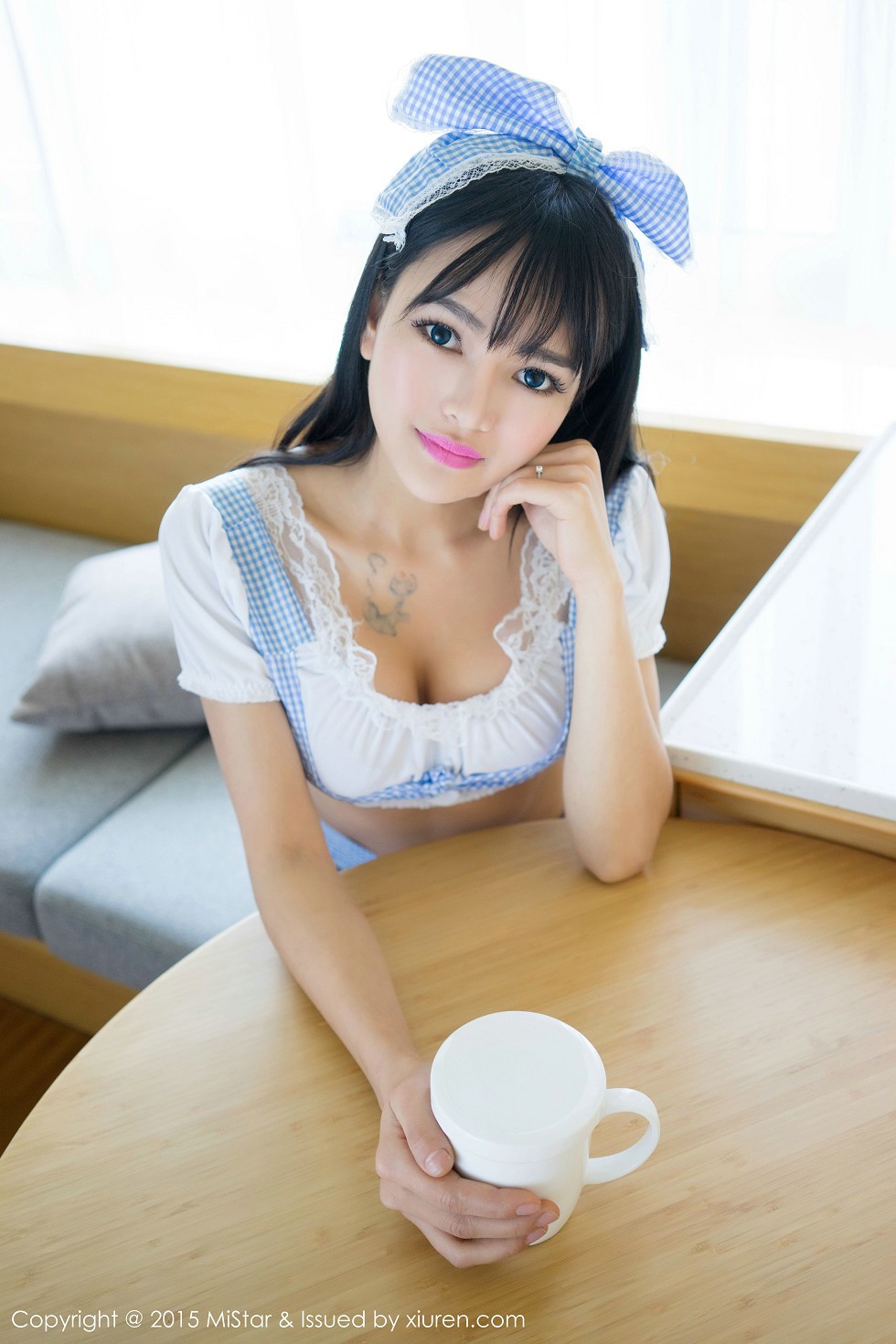 [MiStar魅妍社]Vol.020_中泰混血嫩模岑苑之居家私房全裸美胸豪乳诱惑写真60P