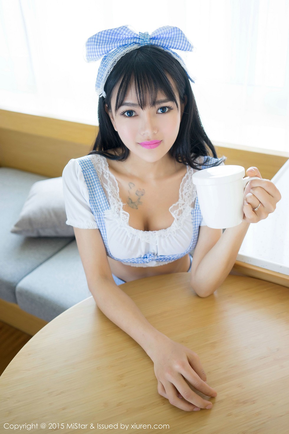 [MiStar魅妍社]Vol.020_中泰混血嫩模岑苑之居家私房全裸美胸豪乳诱惑写真60P