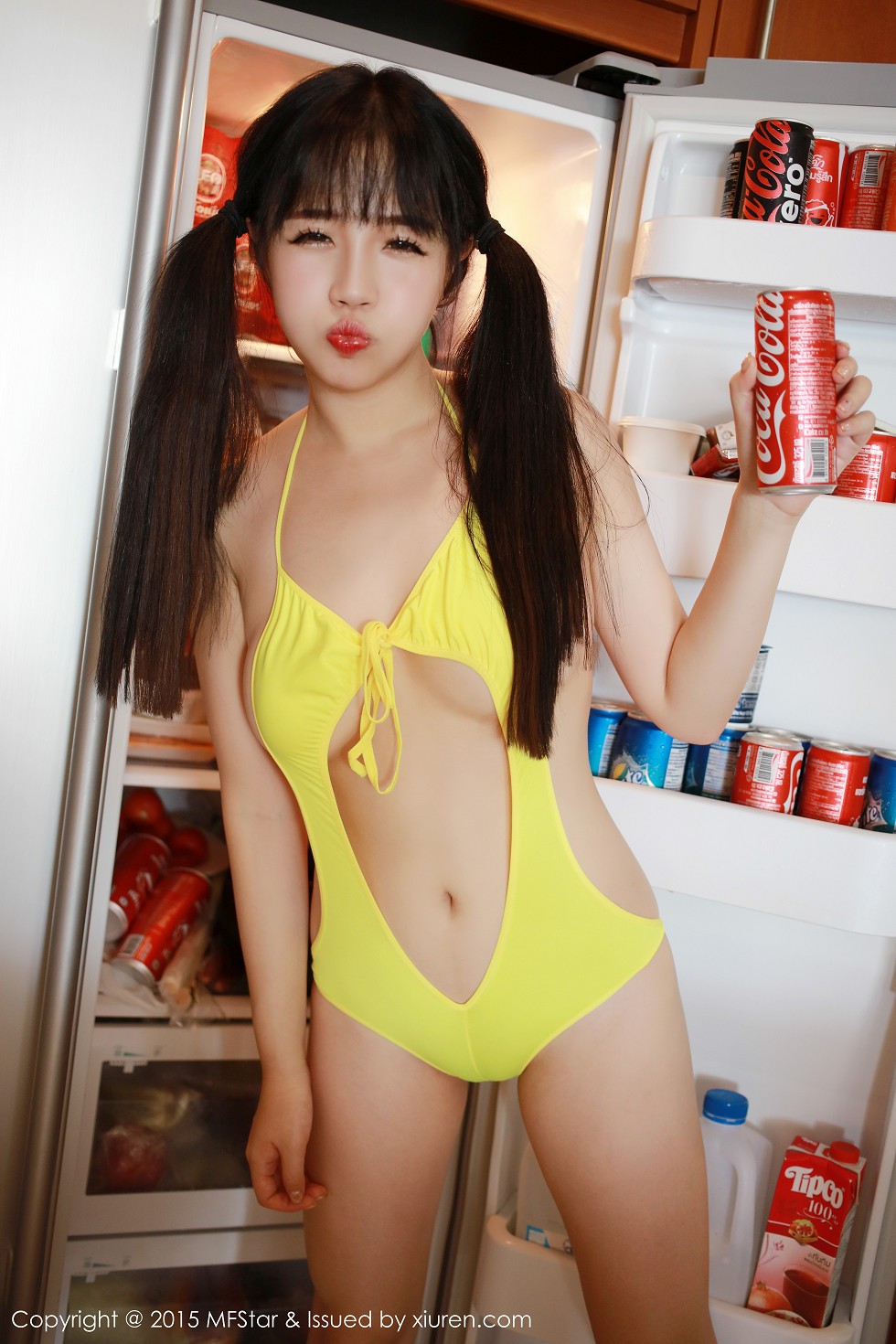 [MFStar模范学院]Vol.036_萌妹徐cake白色开档短裙迷人豪乳性感翘臀写真50P