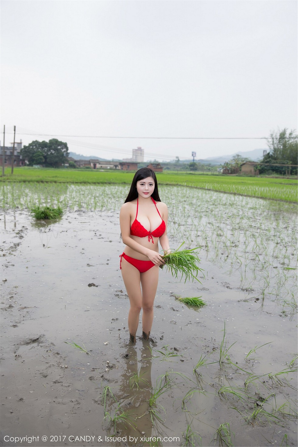 [Candy糖果画报]Vol.021_混血模特林美惠子Mieko性感比基尼秀白嫩豪乳诱惑写真60P