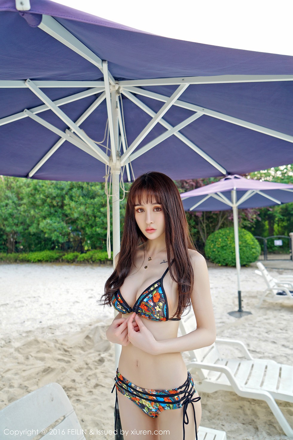 [FeiLin嗲囡囡]VOL.042_嫩模Cheryl青树性感比基尼系列豪乳诱惑写真48P