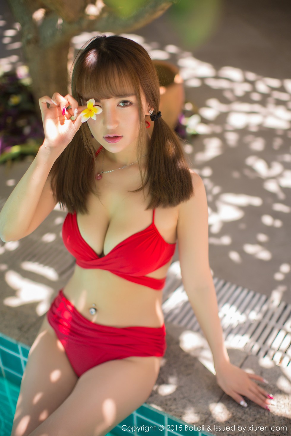[BoLoli波萝社]Vol.027_嫩模Monkey_小潘鼠三亚旅拍泳池边性感比基尼写真50P