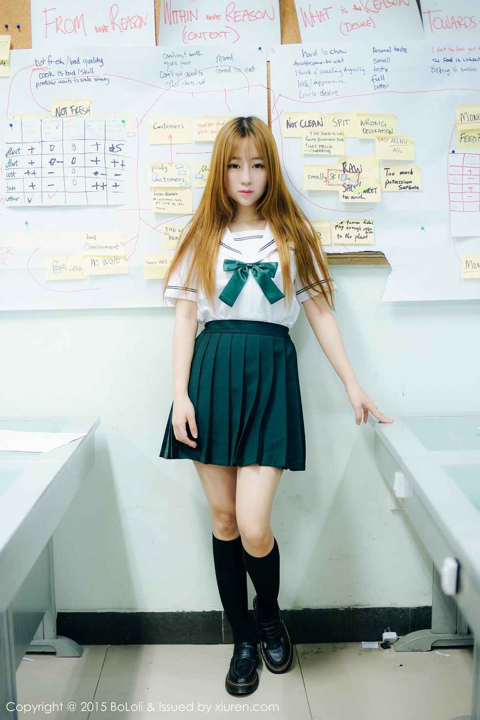 [BoLoli波萝社]Vol.035_嫩模王雨纯最新JK制服撩短裙秀诱惑翘臀写真73P