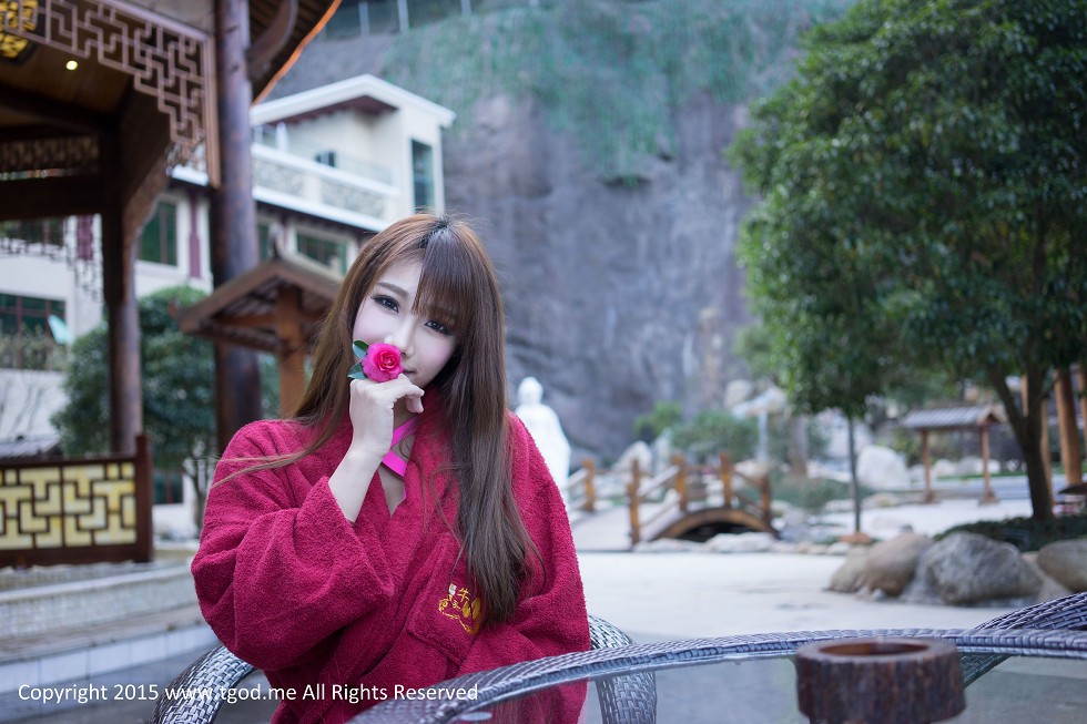 [TGOD推女神]2015.04.23_女神驾到之Akiki朱若慕武义牛头山温泉写真51P