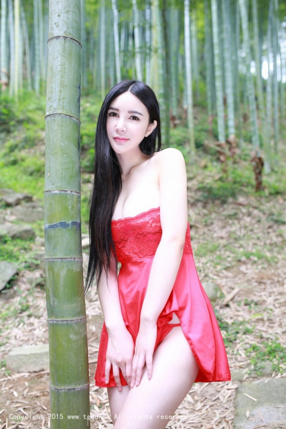 [TGOD推女神]2015.06.10_清纯女神顾欣怡山间精灵靓丽迷人性感内衣写真38P