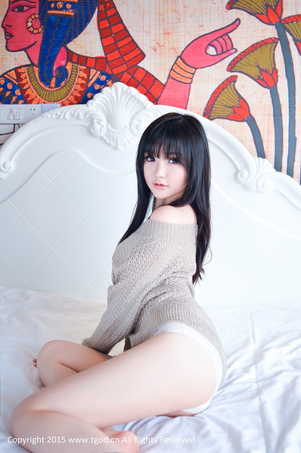 [TGOD推女神]2015.08.06_人气嫩模米妮mini童颜巨乳性感翘臀诱惑写真43P