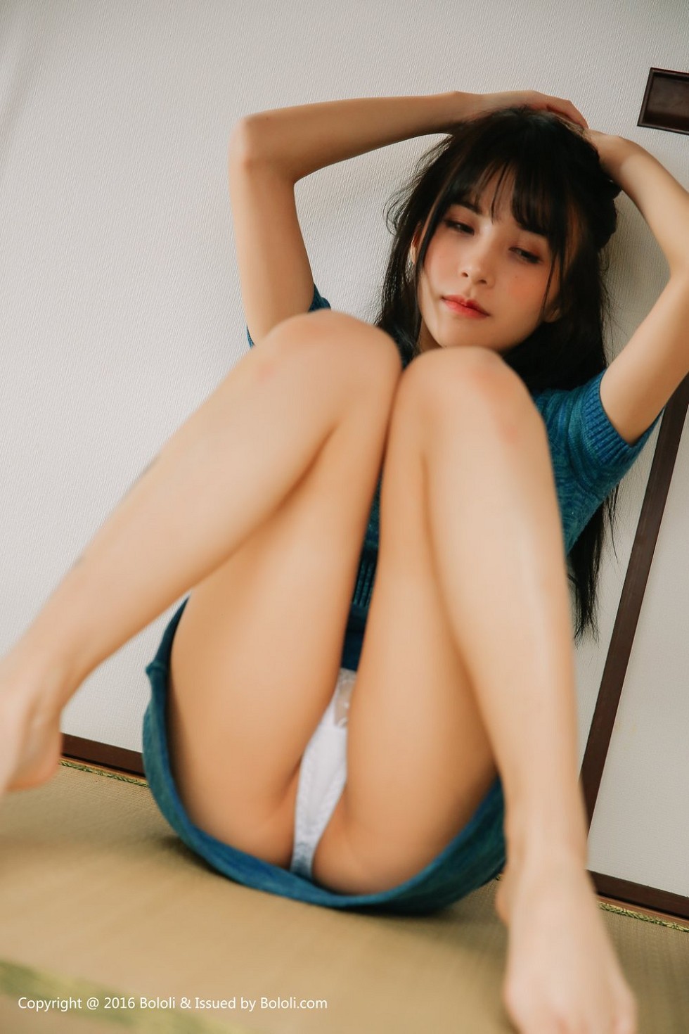 [BoLoli波萝社新刊]Vol.037_嫩模夏美酱人妻的诱惑黑色蕾丝情趣内衣完美诱惑写真40P