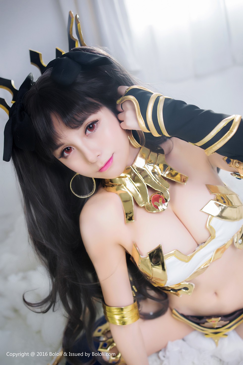 [BoLoli波萝社新刊]Vol.041_嫩模夏美酱真人Cos伊斯塔凛秀完美身材傲人美乳写真37P