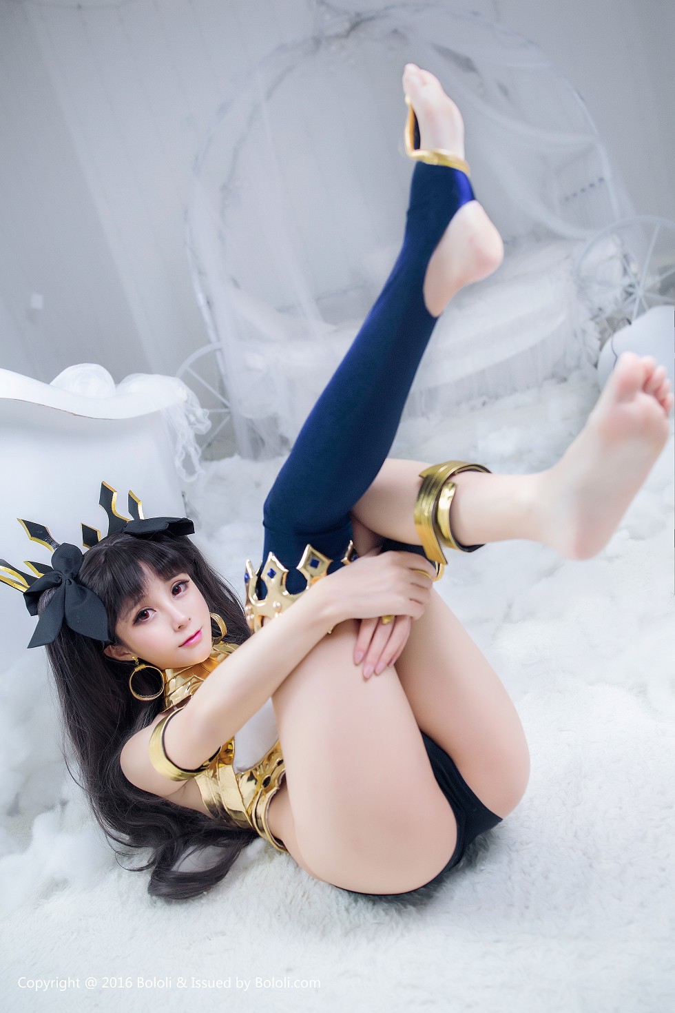 [BoLoli波萝社新刊]Vol.041_嫩模夏美酱真人Cos伊斯塔凛秀完美身材傲人美乳写真37P
