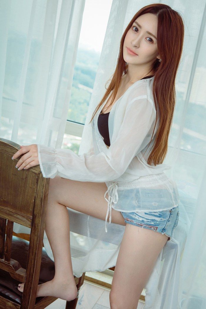御姐花花蕾丝开胸傲人美乳尽显妩媚(图54)
