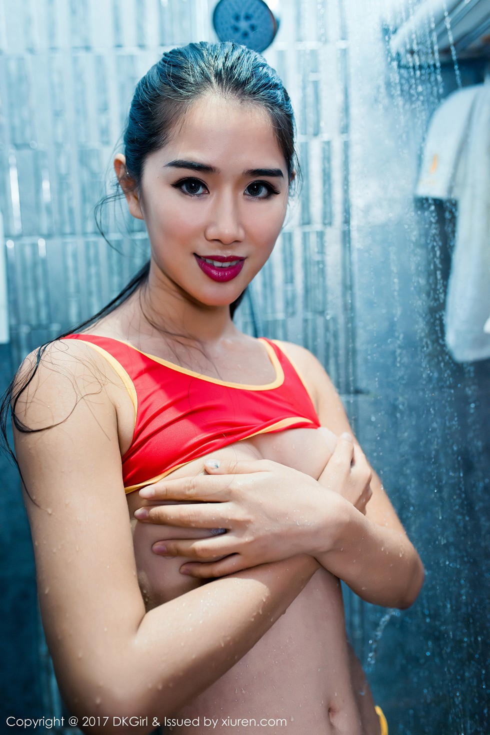 [DKGirl御女郎]Vol.041_嫩模啊宝宝粉红兔女郎高叉连体内衣秀浑圆美乳诱惑写真55P