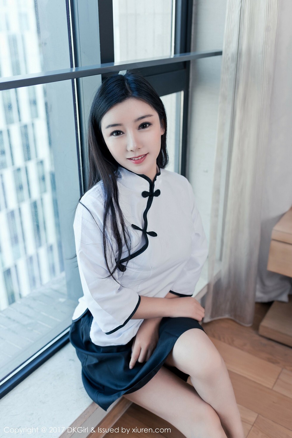 [DKGirl御女郎]Vol.052_高颜值健身美人媛美人肉色连体衣秀丰乳肥臀诱惑写真51P